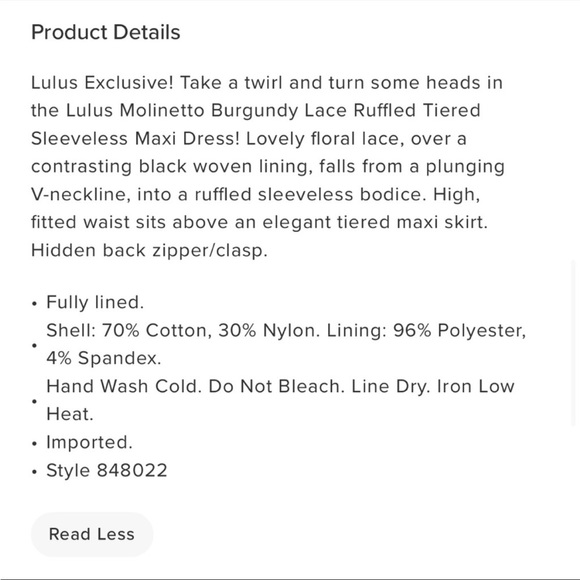 LIKE NEW LULU’s DRESS - Picture 3 of 3